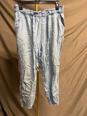 BlueSpice Women's 100% Lyocell Chambray Jogger Pants L